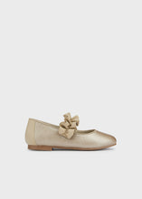 Load image into Gallery viewer, Metallic Peplum Strap Flat BG