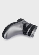 Load image into Gallery viewer, Rhinestone Strap Biker Bootie