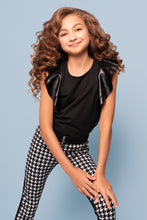 Load image into Gallery viewer, Stretch Houndstooth Zipper Pant