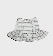 Load image into Gallery viewer, Tweed Ruffle Mini Skirt