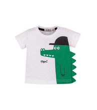 Load image into Gallery viewer, 'Ops!' Slub Alligator Tee
