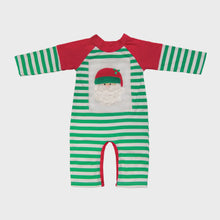 Load image into Gallery viewer, Santa's Helper Boy Romper