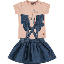 Load image into Gallery viewer, Denim Suspender Skirt