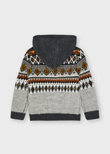 Load image into Gallery viewer, Jacquard Hooded Pullover