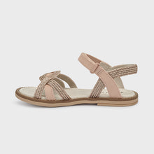 Load image into Gallery viewer, Metallic Braided Sandal BG