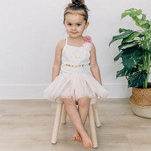 Load image into Gallery viewer, Ivory/Gold Frill Tutu