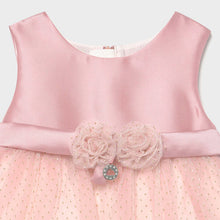 Load image into Gallery viewer, Satin & Gold Voile Dress