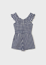 Load image into Gallery viewer, Gingham Cutout Skort Romper