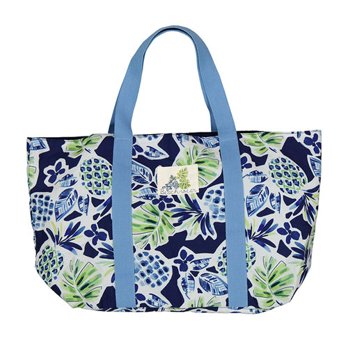 Pineapple Printed Oversized Tote