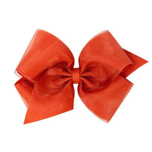 King Organza Overlay Bow