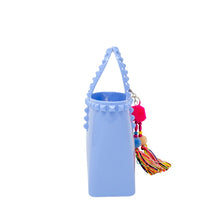 Load image into Gallery viewer, Tiny Jelly Tote Bag- Baby Blue