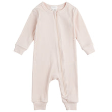 Load image into Gallery viewer, L/S Ribbed Knit Sleeper- Light Pink