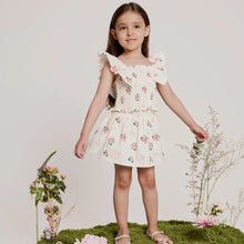 Load image into Gallery viewer, Bow + Floral Print Skort