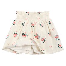 Load image into Gallery viewer, Bow + Floral Print Skort