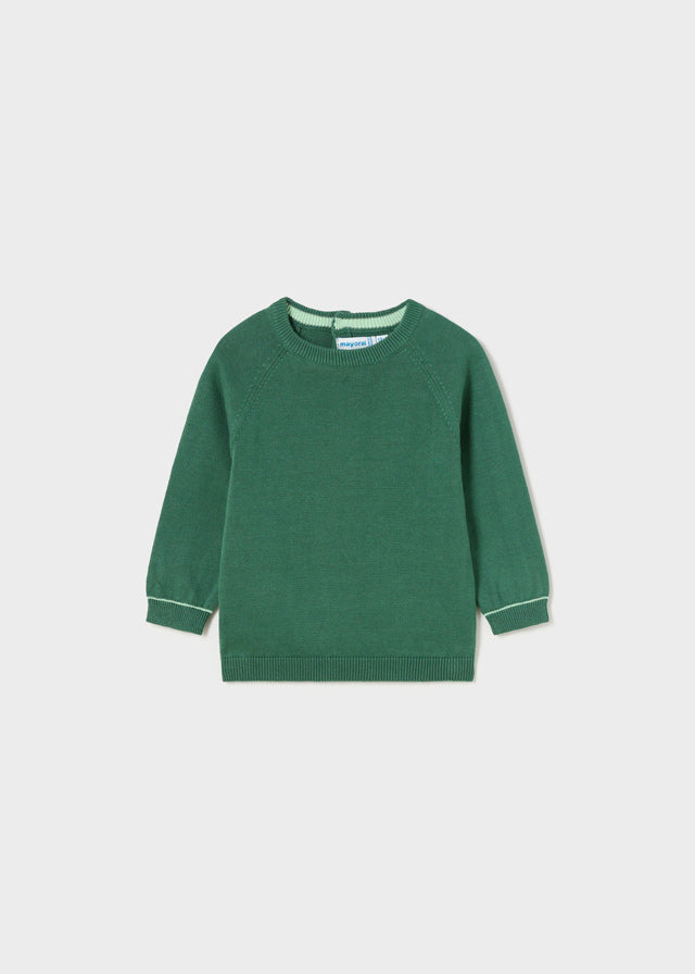 Solid Crewneck Sweater- Mint Green