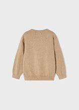 Load image into Gallery viewer, Rounded Cotton Sweater- Tan
