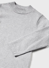 Load image into Gallery viewer, Knit Mockneck Sweater- Grey