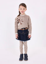 Load image into Gallery viewer, Ruffled Denim Skirt w/ Belt