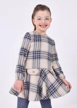 Load image into Gallery viewer, L/S Woolen Plaid Dress