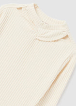 Load image into Gallery viewer, Cutout L/S Ribbed Shirt