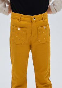Stud Pocket Flare Trouser