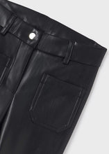Load image into Gallery viewer, Pkt Flare Leatherette Pant
