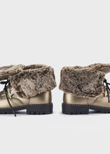 Load image into Gallery viewer, Faux Fur Lined Biker Boots