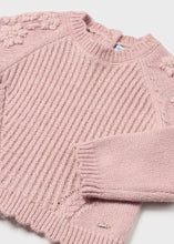 Load image into Gallery viewer, Floral Knit Sweater Pink