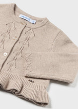 Load image into Gallery viewer, Pointelle Shimmer Knit Cardigan