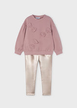 Load image into Gallery viewer, Bow Sweatshirt &amp; Legging Set