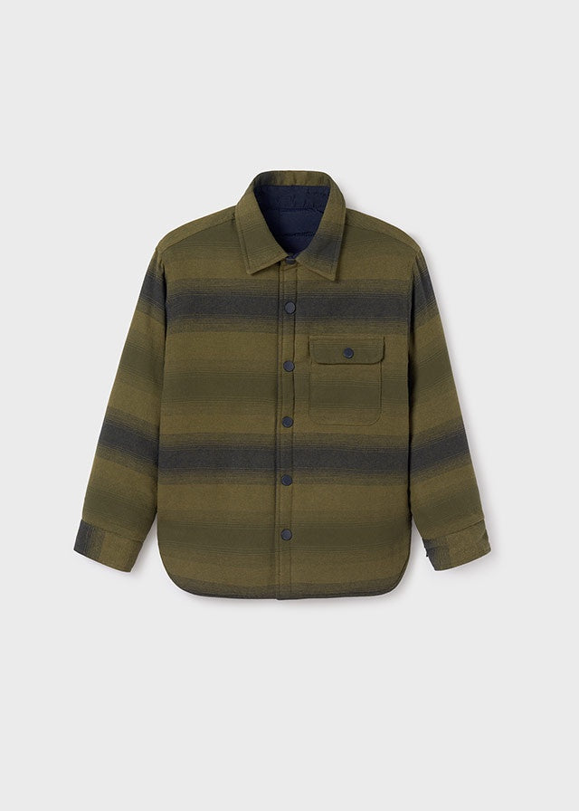 Reversible Woven Shirt Jacket