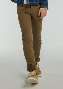 Slim Fit Soft Pant- Mink