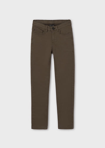 Slim Fit Soft Pant- Mink