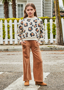 High Waist Pull-On Corduroy Pant