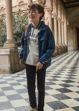 Load image into Gallery viewer, Slim Fit Denim Pant- Dark Indigo