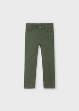 Load image into Gallery viewer, 5Pkt Slim Fit Solid Pant- Olive