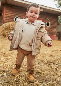 Regular Fit Corduroy- Wood