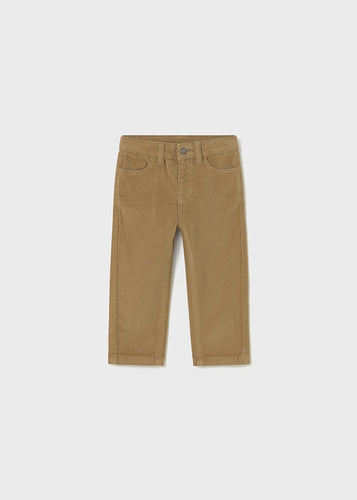 Regular Fit Corduroy- Wood