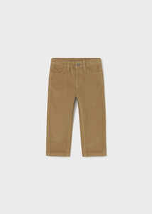 Regular Fit Corduroy- Wood