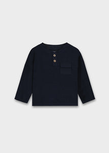 L/S Pkt Henley Tee
