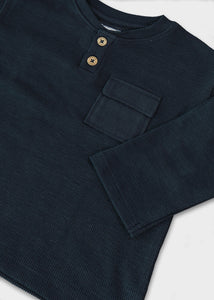 L/S Pkt Henley Tee