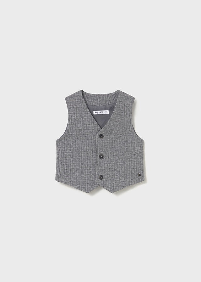 Textured Dress Vest