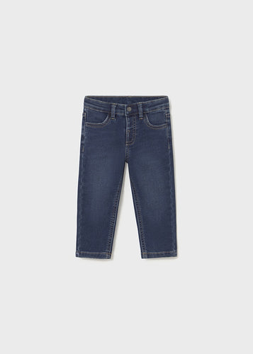 Slim Fit Soft Denim Pant- Dark Wash