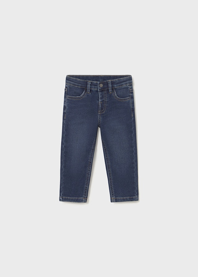 Slim Fit Soft Denim Pant- Dark Wash