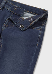 Slim Fit Soft Denim Pant- Dark Wash