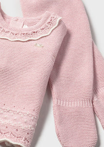 Crocheted Collar 3PC Knit Set