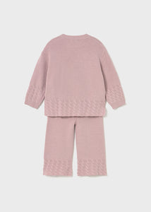 Cable Knit Pants Set
