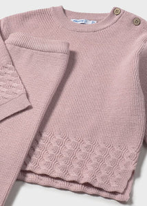 Cable Knit Pants Set