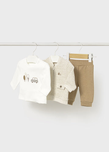 Embroidered 3PC Tracksuit