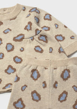 Load image into Gallery viewer, Knit Leopard Dress &amp; Legging Set